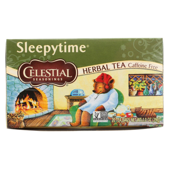 Celestial Seasonings Sleepytime Herbal Tea Caffeine Free - 20 Tea Bags - Case Of 6idx HG0631002