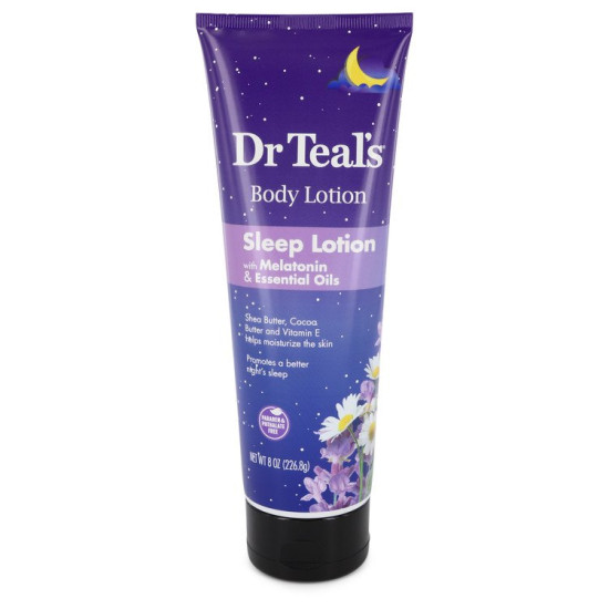 Dr Teal s Sleep Lotion by Dr Teal s Sleep Lotion with Melatonin & Essential Oils Promotes a better night s sleep (Shea butter, Cocoa Butter and Vitamin E 8 oz for Womenidx FXP551664