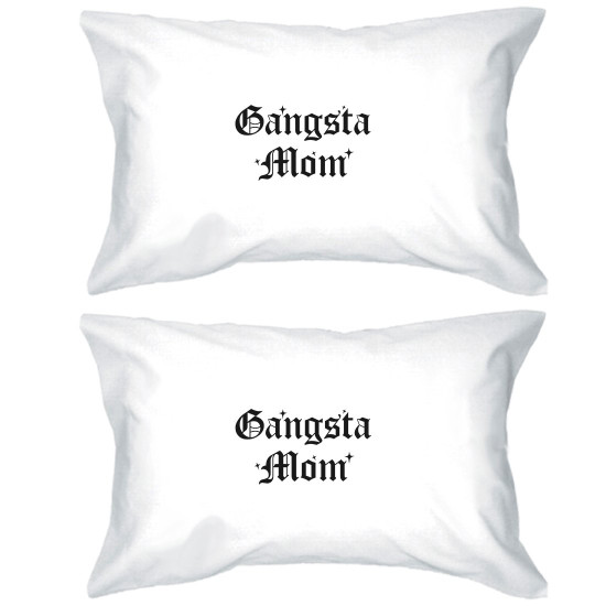 Gangsta Mom Pillowcases Standard Size Pillow Covers Gift For Momidx 3PEPC023