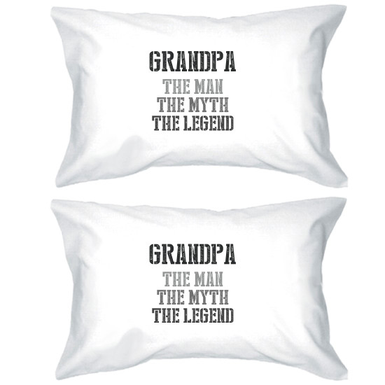 Legend Grandpa Pillowcases Standard Size Pillow Covers Family Giftidx 3PEPC015