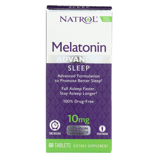 Natrol Advanced Sleep Melatonin - 10 Mg - 60 Tabletsidx HG0611293