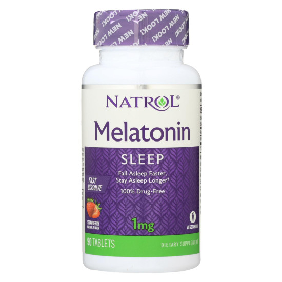 Natrol Fast Dissolving Melatonin - 1 Mg - 90 Tabsidx HG1233014