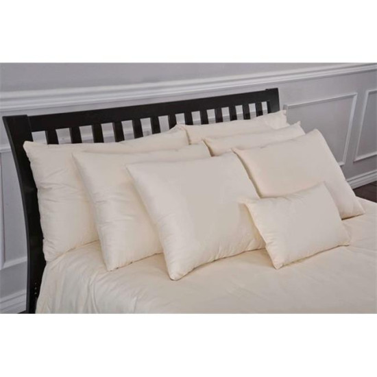 Naturally Sleeping Pw-P-Q-m Medium Weight Queen Size Poly Wellspring Fiber Bed Pillow - Mattress Onlysog NTF107